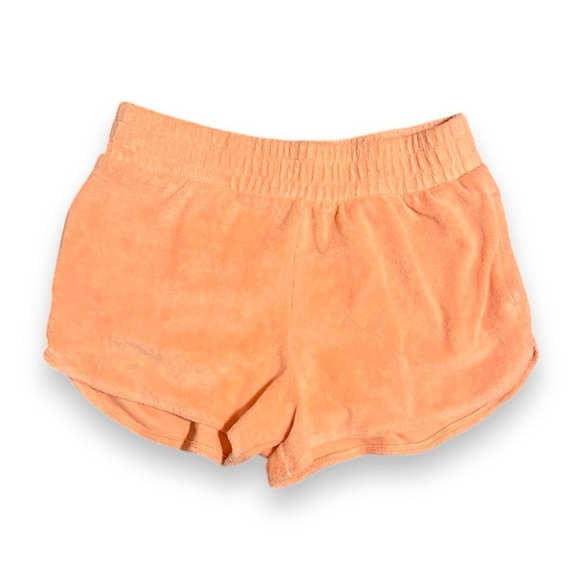 Victoria’s Secret On Point Peach Terrycloth Shorts Women’s Size Small Loungewear - Picture 1 of 11